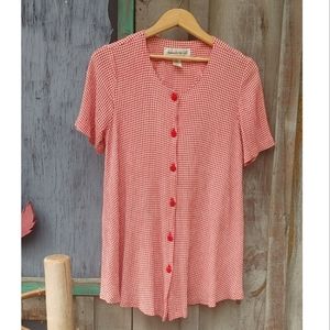 Gingham Seersucker Mini Dress